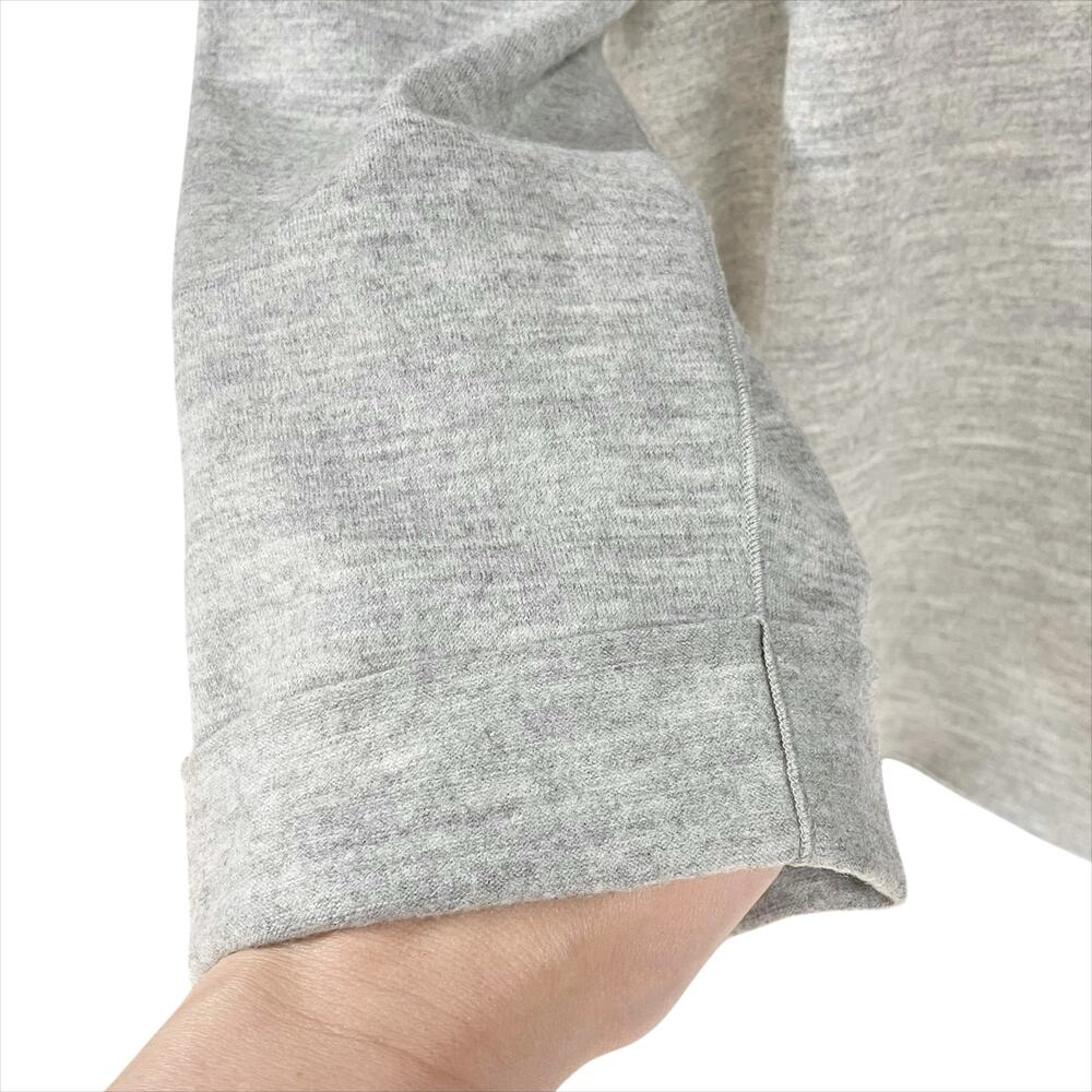 VINCE 100% Wool Soft Cuff-Sleeve Relaxed Crewneck Sweater Top Light Gray Size L - Picture 6 of 8